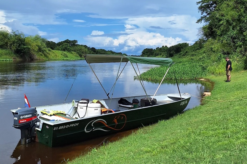 boat on the river